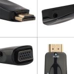 Converter HDMI to VGA with Port Audio Full HD 1080p - Image 4