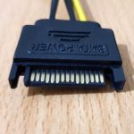 Kabel SATA 15 Pin Male to Female Dual Cabang Splitter - Image 3