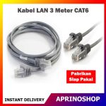Kabel LAN 3 Meter Cat 6 UTP RJ45 Kabel Pabrikan LAN 3M Cat6
