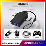 OTG 2 in 1 Micro Type C to USB 3.0 Female OTG Fast Transfer