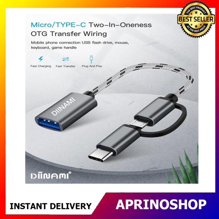 3700f0f4-74ef-40d2-9e38-7b26bc844b0c.jpg OTG Type C to USB 3.0 Female Micro USB OTG Transfer Kabel - Image 1