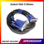 Kabel VGA 5 Meter Male HIGH QUALITY VGA 5M