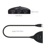 HDMI Switch 3 Port TV HDMI Switcher 3 Input 1 Output - Image 3
