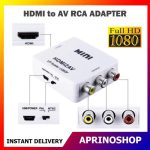 HDMI2AV Converter HDMI to AV RCA Adapter Minibox Full HD 1080p