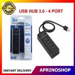 USB 3.0 Hub 4 Port High Speed 5 Gbps Panjang Kabel 30cm