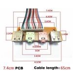 Kabel Front Panel USB AUDIO Sound Jack 3.5mm for PC CPU Mainboard - Image 2