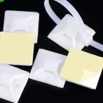 Klem Kabel Tempel 100pcs Double Tape Klip Tie Mount Pengait Kabel Tis - Image 3
