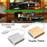 USB Type C to VGA Converter Adapter Kabel USB Tipe C to VGA - Image 4