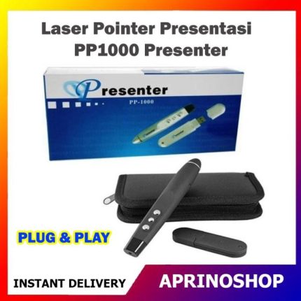 Laser Pointer Presentasi PP1000 Presenter Wireless Presentasi