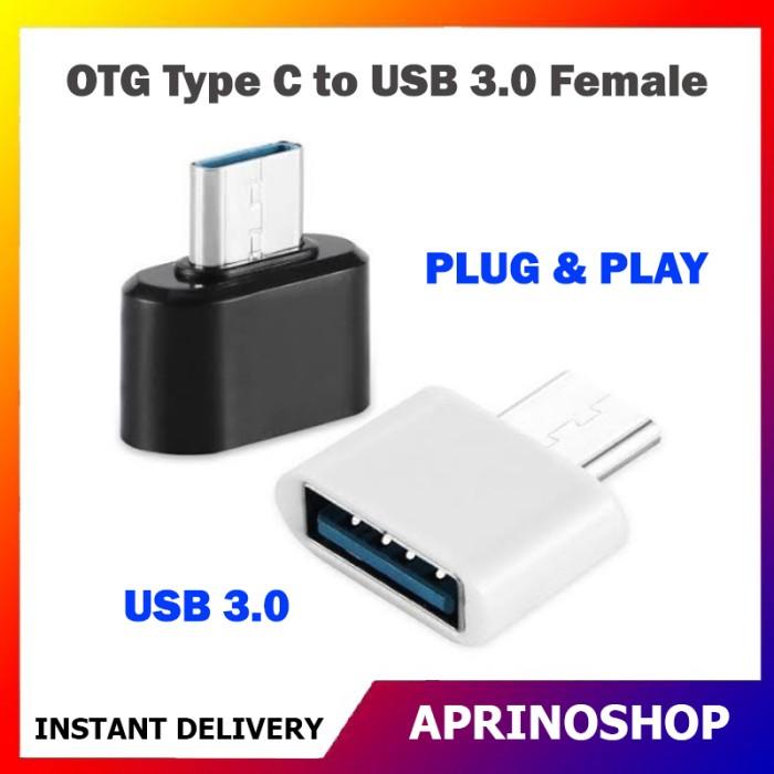779c801f381840ceae248a52ee07c16f.jpeg OTG Type C to USB 3.0 Female non Kabel Converter Konektor Type-C USB - Image 1
