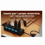 USB Hub 4 Port Saklar On Off High Speed - Image 2
