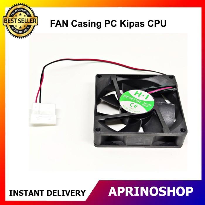 8d543222f2fa4a25bbb9e7a193e29f0a.jpeg FAN Casing PC Kipas CPU 8 cm Fan Case + Baut - Image 1
