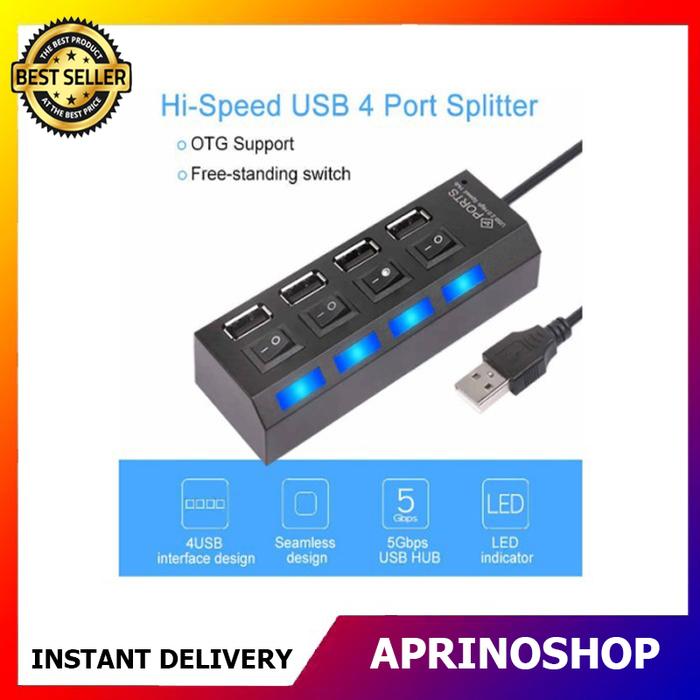 92e7b5c7-4f50-43fb-a0d0-c9f9e4b419b2.jpg USB Hub 4 Port Saklar On Off High Speed - Image 1