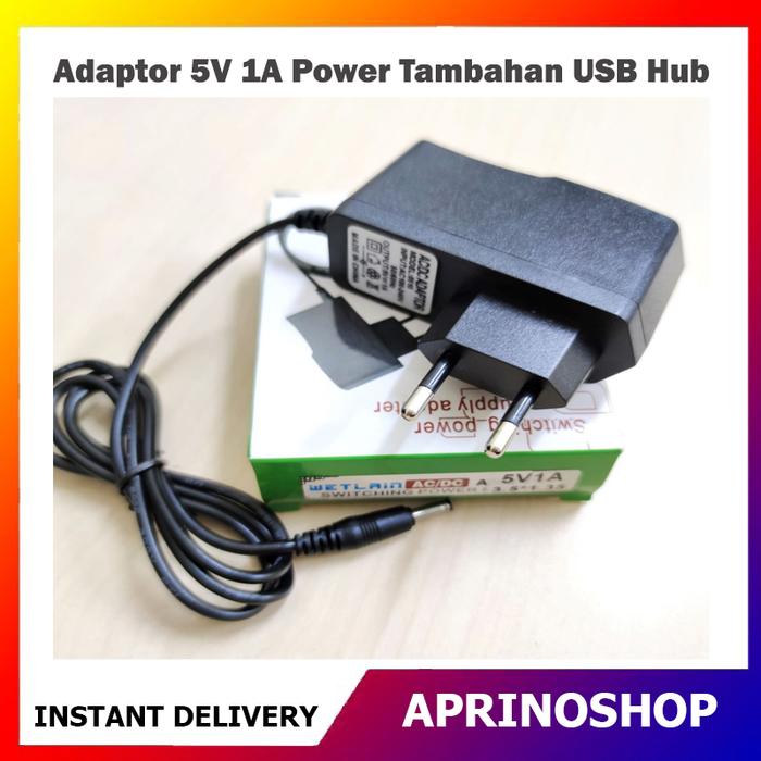 93c4097c-18cc-4dcd-801a-9e40a72813b8.jpg Adaptor 5V 1A Power Tambahan USB Hub 5 Volt 1 Ampere - Image 1
