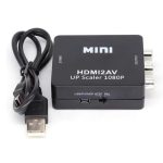 HDMI2AV Converter HDMI to AV RCA Adapter Minibox Full HD 1080p - Image 3