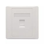 Faceplate RJ45 RJ11 Wall Plate Socket Tembok Inbow Single Double Port - Image 2