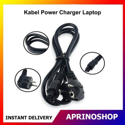 Kabel Power Laptop Charger Notebook Power Cable 1.5 Meter 3 Lubang