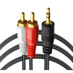 Kabel Audio to RCA 3.5mm 2 Gold Plated 1.5 Meter 1.5m Audio 1-2 Aux - Image 4
