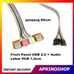 Kabel Front Panel USB AUDIO Sound Jack 3.5mm for PC CPU Mainboard