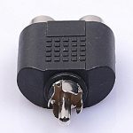 Konektor RCA Male to 2 Female Splitter Jack Konektor Y 1 RCA to 2 RCA - Image 2