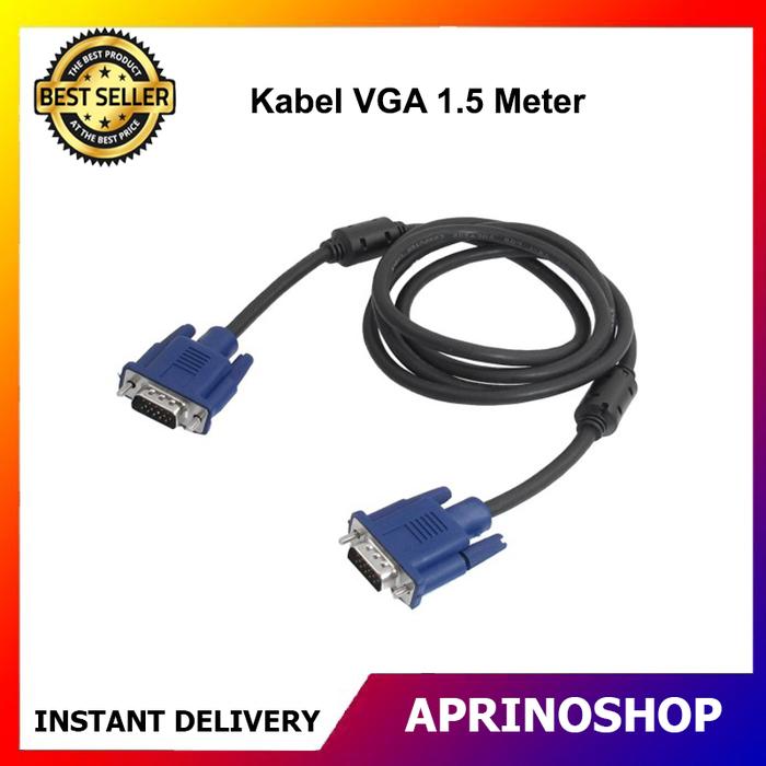 c56b64d5-4ff7-4e42-8a43-b246b47eb882.jpg Kabel VGA 1,5M Male HIGH QUALITY - Image 1