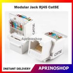 Modular Jack Rj45 Cat5E Network Toolless Tool-less Keystone LAN Female