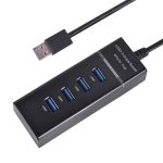 USB 3.0 Hub 4 Port High Speed 5 Gbps Panjang Kabel 30cm - Image 5