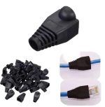 PLUG BOOT UTP RJ45 Cat6 Cat5 Karet Cover Konektor Pelindung RJ 45 - Image 2