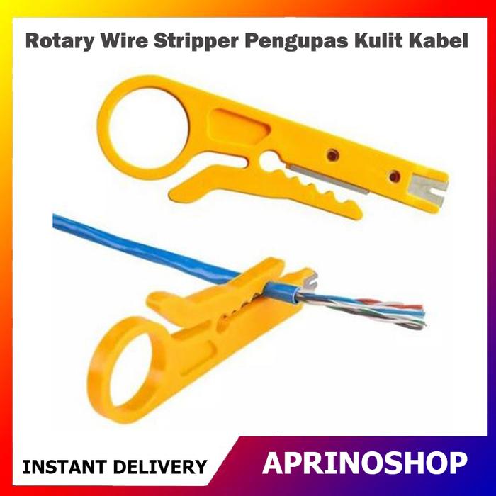 fbbc8bdb-6a76-4a0e-b783-2cf29e692e2b.jpg Rotary Wire Stripper Pengupas Kulit Kabel Putar UTP Stripper Cutter - Image 1