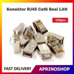 Konektor RJ45 Cat5 Besi LAN isi 100pcs Connector RJ45
