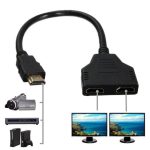 Kabel HDMI Splitter 2 Port Tanpa Adaptor/ Power HD 1080P - Image 4