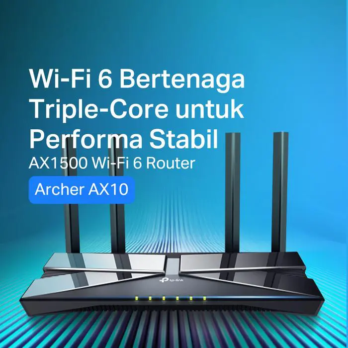 TP-Link AX10 | AX1500 Wi-Fi 6 Router | Dual-Band | Gigabit | Mesh | Access Point | VPN | Parental Control - Image 2