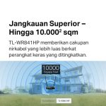 TP-LINK TL-WR841HP 300Mbps High Power Wireless N Router Antena Sinyal - Image 5