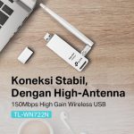 TP-Link TL-WN722N | 150Mbps WiFi Adapter | Wireless USB Adapter | High Gain | Dongle WiFi | PC MAC - Image 2