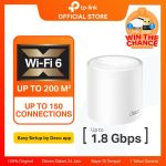 TP-Link Deco X20 | AX1800 Mesh WiFi 6 System | Dual Band | Gigabit | AI-Driven | Seamless Roaming