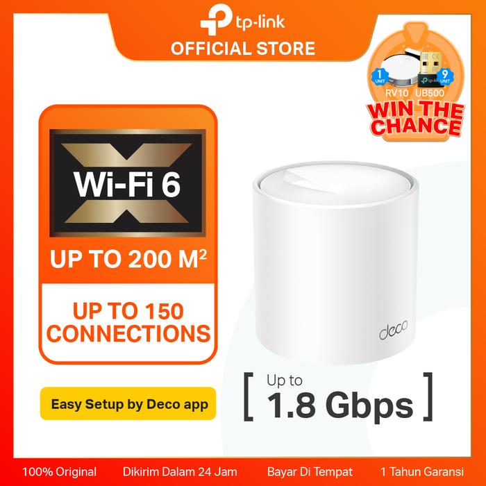 07746ef6732747e9b0083d280308efd2.jpeg TP-Link Deco X20 | AX1800 Mesh WiFi 6 System | Dual Band | Gigabit | AI-Driven | Seamless Roaming - Image 1