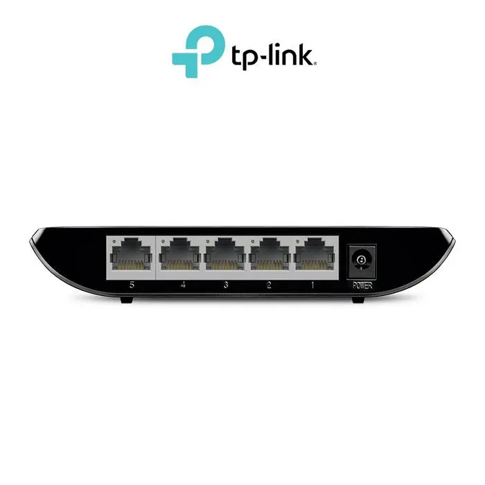 TP-LINK TL-SG1005D TPLink 5 Port Gigabit Desktop Switch Hub Original 5-Port Gigabit Desktop Switch, 5 Gigabit RJ45 Ports, Desktop Plastic Case Kabel Komputer - Image 4