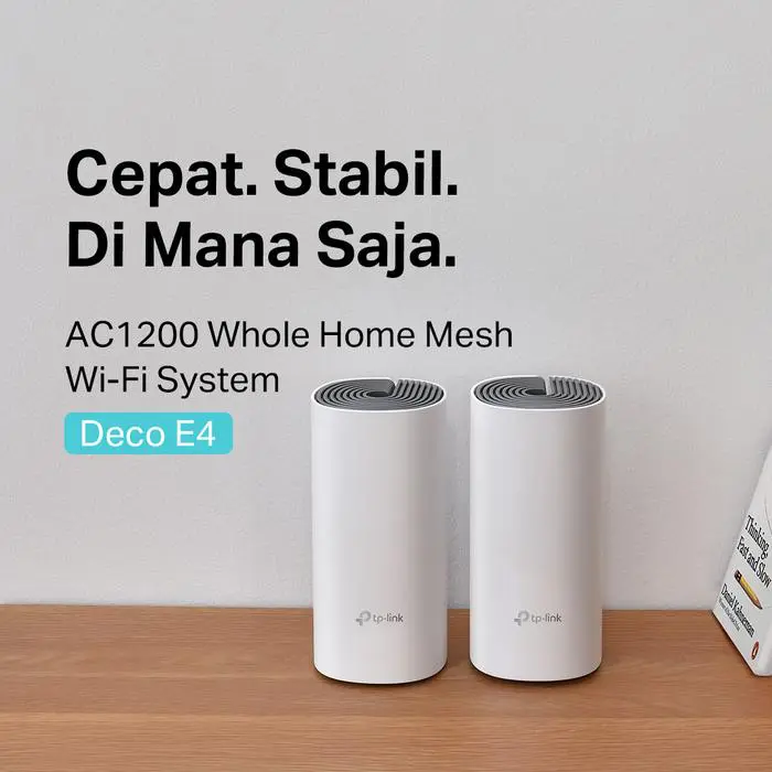 TP-LINK Deco E4 (2pcs / 2 pack) Whole Home Mesh Wifi System router - Image 3