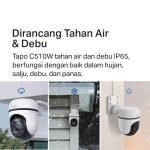 TP-Link Tapo C510W 2K 360 - CCTV Outdoor Pan/Tilt Security WiFi Camera Weatherproof Color Night Vision Outdoor Kamera TPLINK TP LINK Wireless Smart - Image 4