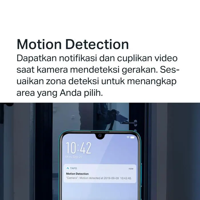 TP-Link | Tapo C110 | 2K WiFi Camera | IP CCTV | Indoor |  Night Vision | AI Detection | Two Way Audio Kamera Wireless - Image 4