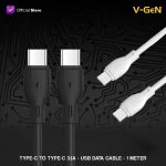 V-GEN Kabel 3.1A TYPE-C TO TYPE-C FAST CHARGING DATA CABLE VGC-07