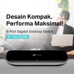 TP-Link TL-SG1008D | 8 Port Gigabit Switch | Desktop Ethernet Hub | Plug & Play | Auto Negotiation - Image 2