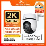 TP-Link Tapo C520WS | 2.5K Kamera CCTV Outdoor | PTZ 4MP WiFi Camera | 2K QHD | IP66 Waterproof Wireless