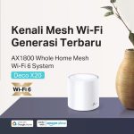 TP-Link Deco X20 | 2 Pack | AX1800 Mesh Wi-Fi 6 System | Dual Band | Gigabit | Wireless Router | AI Mesh - Image 2