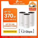 TP-Link Deco M4 | 3 pack | AC1200 Mesh WiFi System | Dual Band | Gigabit | WiFi 5 | 1200 Mbps