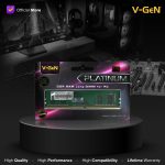 DDR4 4GB PC-19200/2400Mhz RAM PC/Komputer V-GeN Longdimm PLATINUM