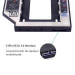 HDD Caddy TIPIS 9.5mm DVD to HDD SATA to SATA 9,5mm / 9,5 / 9.5 mm - Image 3