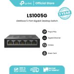 TP-Link LS1005G | 5 Port Gigabit Unmanaged Switch | Desktop Ethernet Splitter | 10/100/1000Mbps