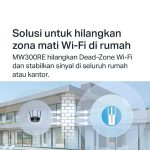 Mercusys MW300RE | 300Mbps Wi-Fi Range Extender | Penguat Sinyal WiFi | Repeater | WPS - Image 3