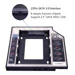 HDD Caddy SLIM 9.5 mm | DVD to HDD |SATA to SATA - Image 3
